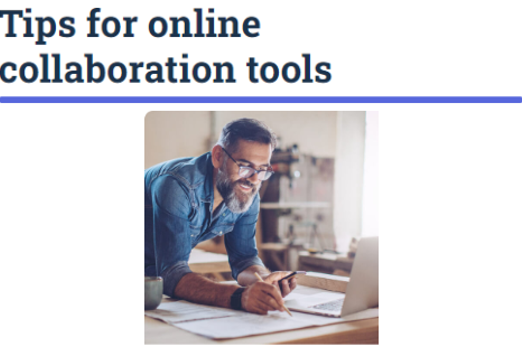 Tips for online collaboration toolsImage