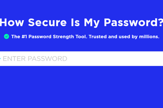 How secure is my password?Image
