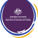 Australian Government Department of Education and Training logo