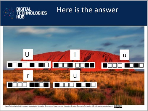 Uluru - answers