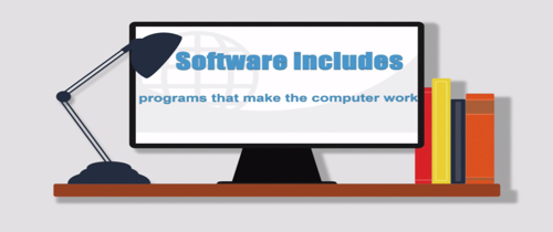 Slide 5: Software includes