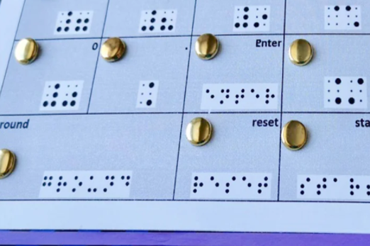 Makey Makey braille calculator by Tracy ZhangImage