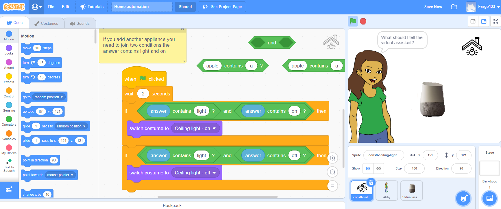 scratch example operator blocks